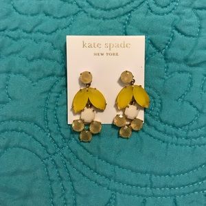 Kate Spade Yellow Dangle Earrings